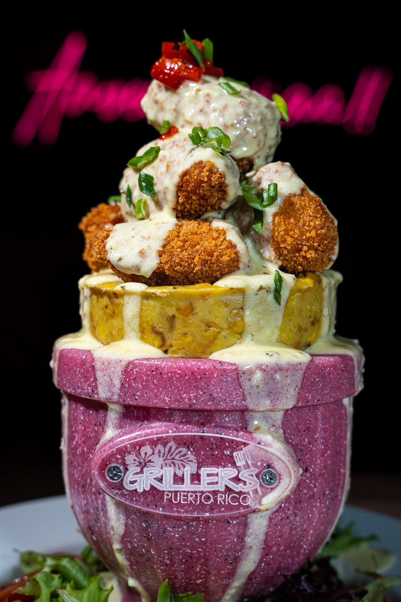 MOFONGO DE  PESCADO DORADO